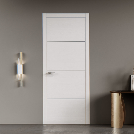 Modern Interior Door EON Pure White Ash Universale 3'0" x 6'8"