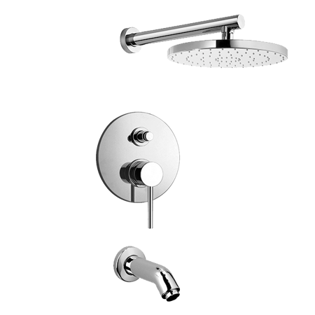 Oden Thermostatic Shower With 3/4" Ceramic Disc Valve in Chrome