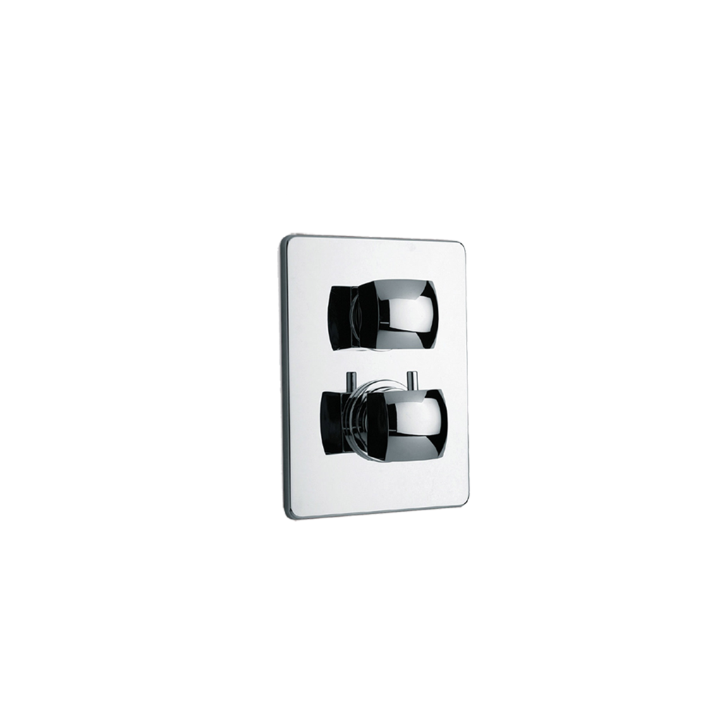 Vellamo thermostatic TRIM with 2 way diverter volume control Chrome
