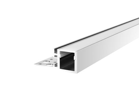 LED Mounting Extrusion Plaster LED Aluminum Profile, 6,56ft/pcs