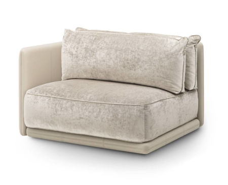 Island Side Unit Sofa 105 Left or Right Seat Leather Premium