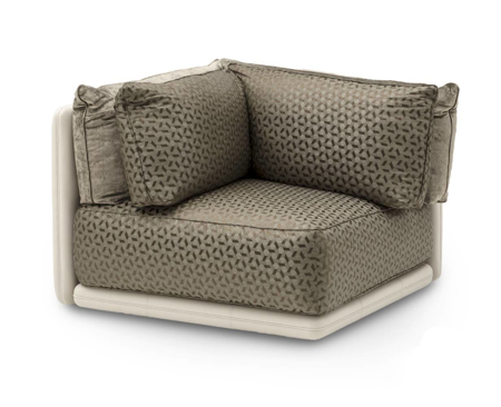 Island Corner Unit Seat Sofa Leather Basic