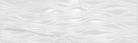 Vivid White Calacatta Breeze 11.71" x 39.19" Porcelain Tile