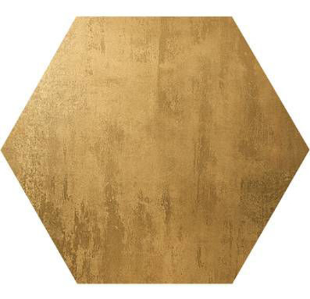 Omega Gold Hexagonal 23.45" x 35.22" Porcelain Tile