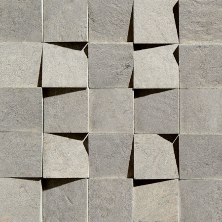 Rubic Gray Mosaico 5x5 9.8" x 9.8" Porcelain Tile