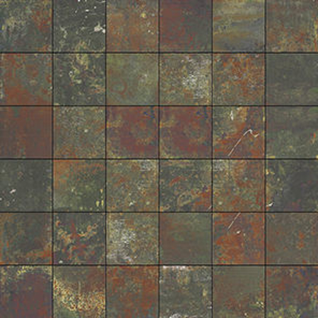 Harlem Green Natural Mosaico 5x5 11.71" x 11.71" Porcelain Tile
