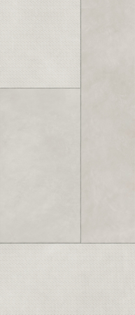 Korium White Square Sign A 48"x110" Porcelain Tile