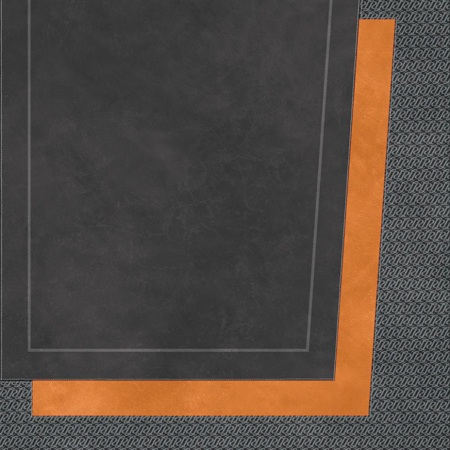 Korium Anthracite Orange Diagonal B 48"x110" Porcelain Tile