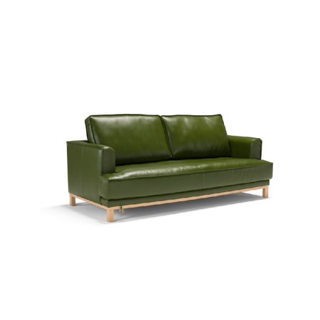 Mazzini Two Seat Green Sofa