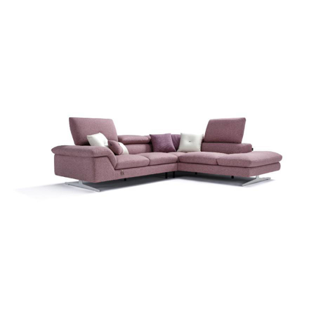 Fori Three Seat Purple Sofa