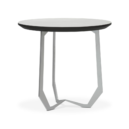 TLA60 Side Table In Leather Stoccarda