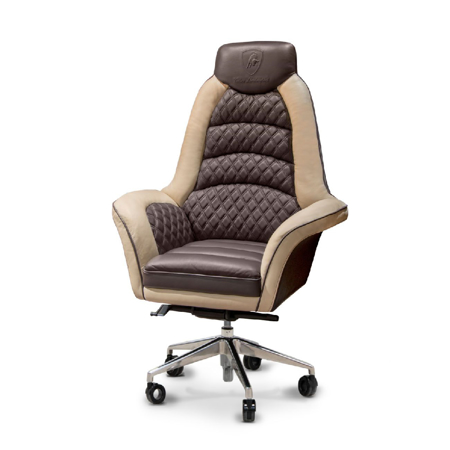 Booster Quilted President Chair Form Sand