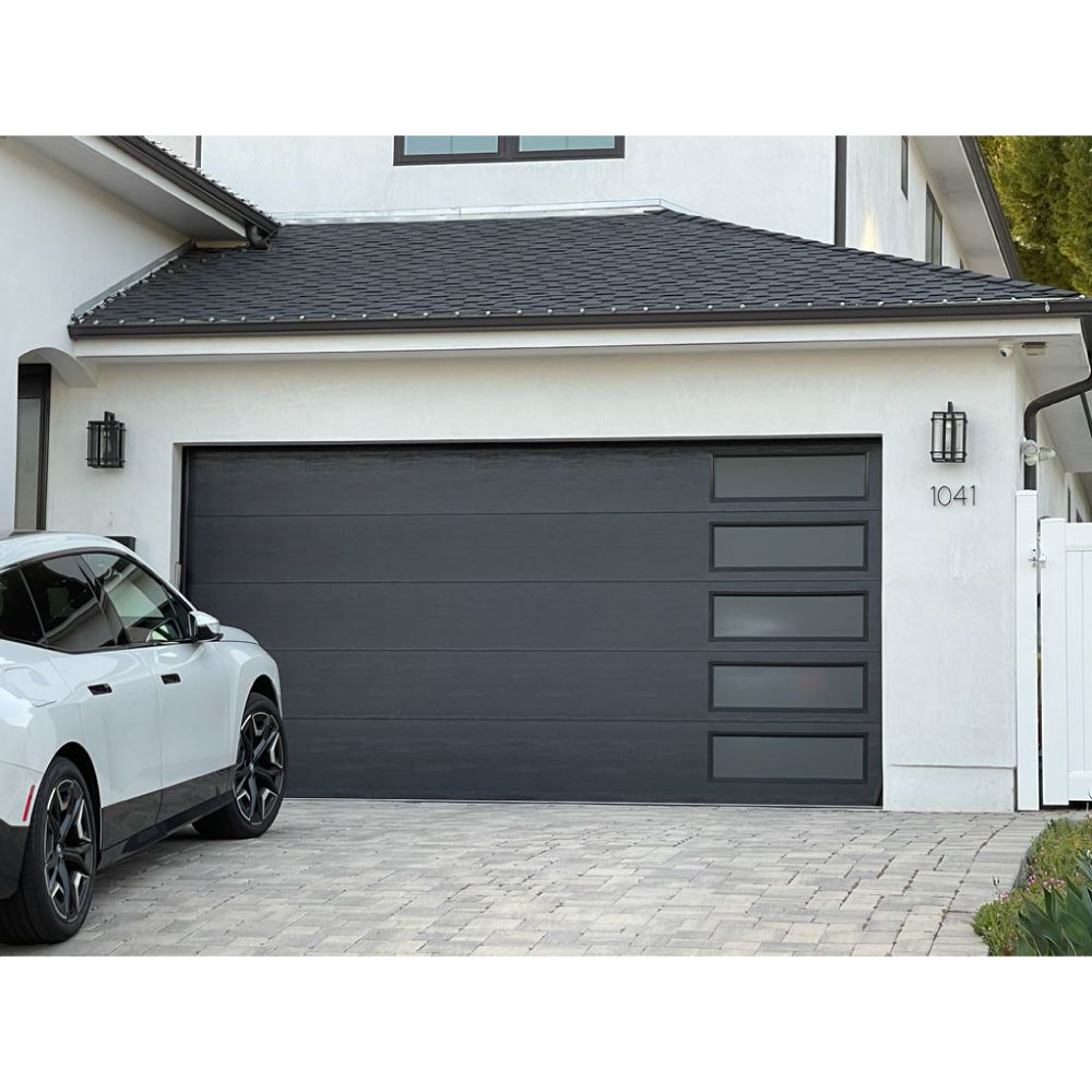 Elegant Titan Grey Insulated Garage Door 8×8 | Hintex - | HINTEX
