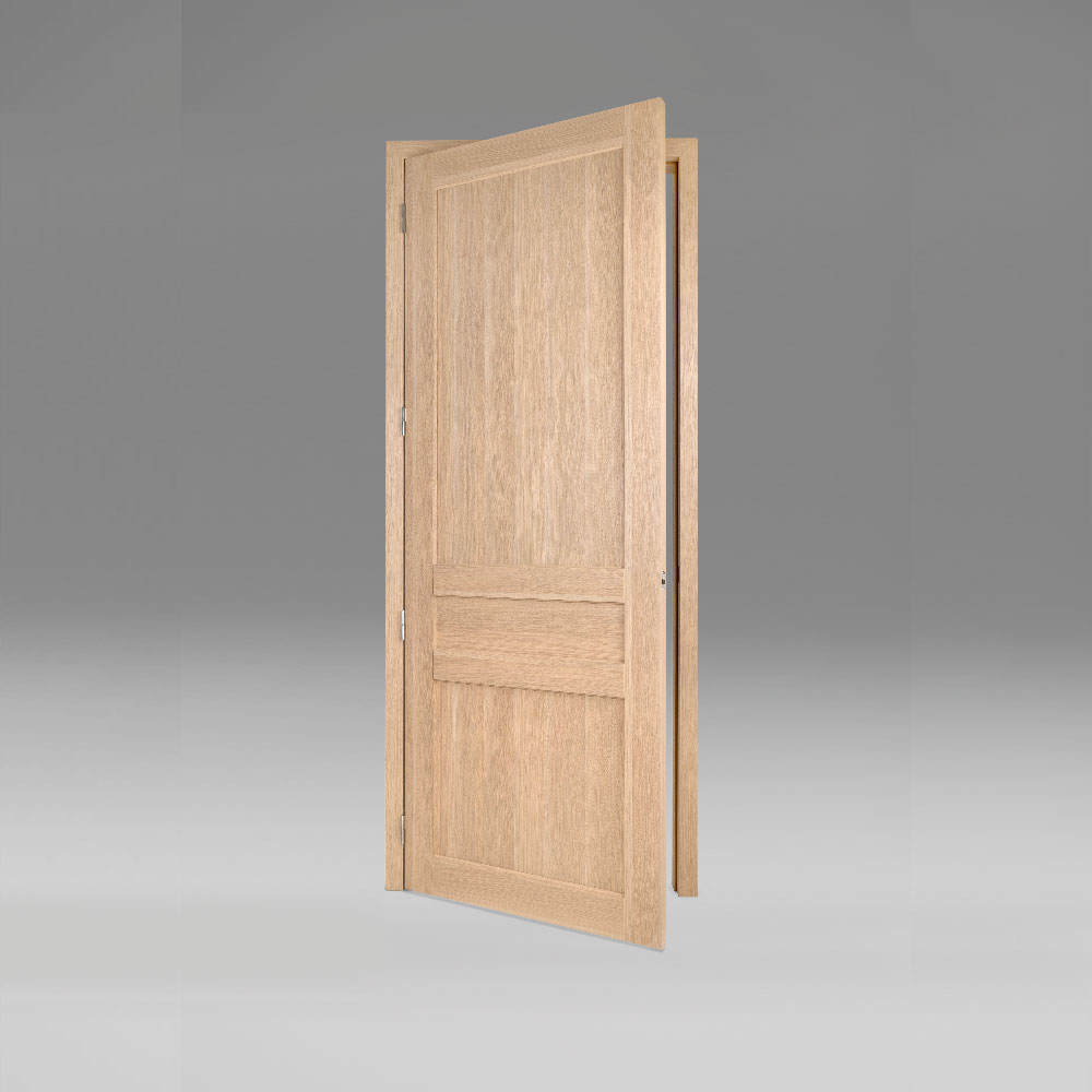 Elephant Gray Wooden Interior Door, 36 x 80 -, HINTEX