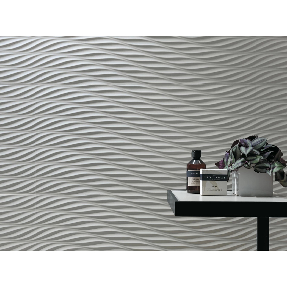 3D Wall Design Twist Sage Matt Rectified 16