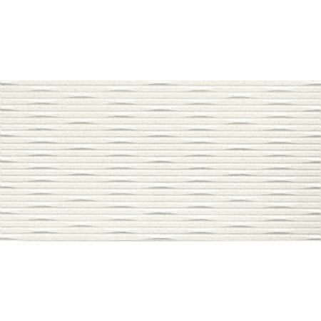 3D Wall Carve Whittle White Matt Rectified 16" x 32"