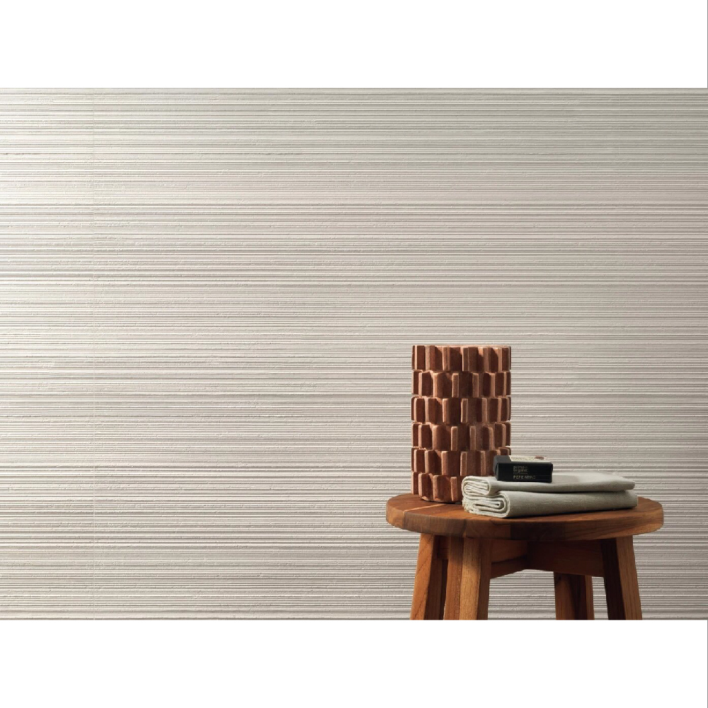 3D Wall Carve Chisel Ivory Matt Rectified 16