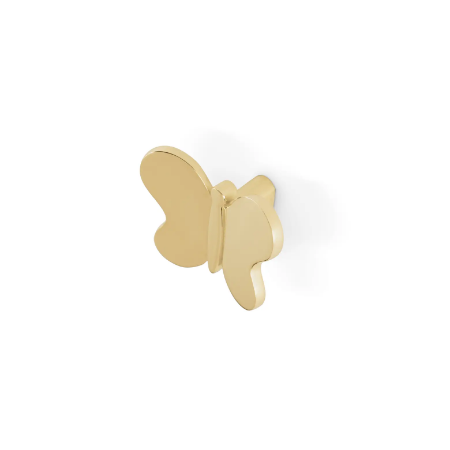 Kids Butterfly Gold Drawer Handle