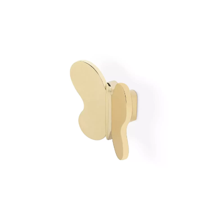 Kids Butterfly Big Gold Drawer Handle