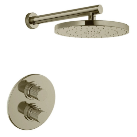Alessandra Thermostatic Shower Brushed Nickel