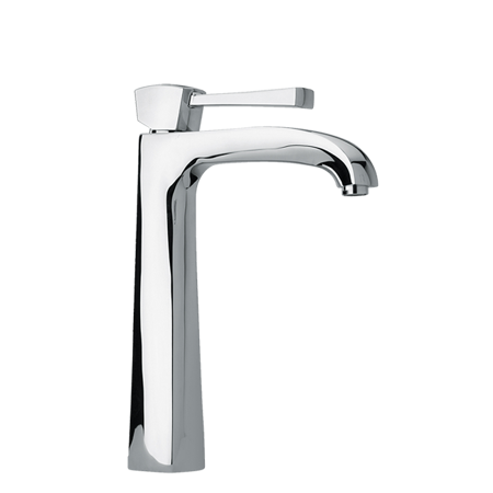 Lady Single Handle Tall Lavatory Faucet With Lever Handle Chrome