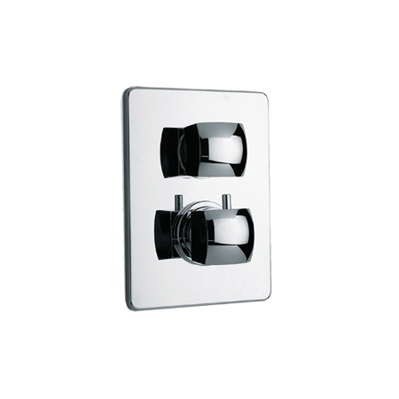 Lady Thermostatic Valve With 2 Way Diverter Volume Control Chrome
