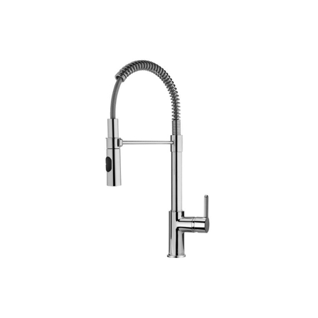 Kitchen Faucet With Spout Rotates Brushed Nickel