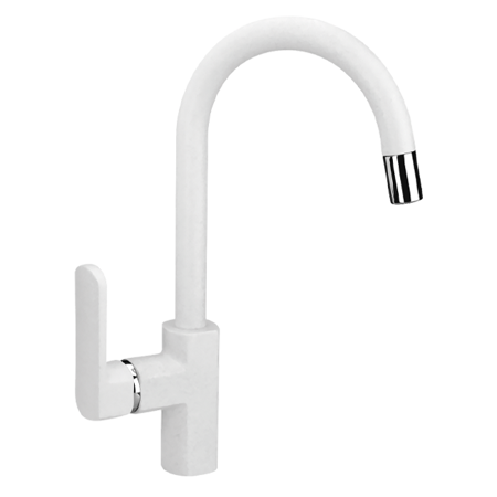 Single Handle Pull-down Faucet MILK WHITE