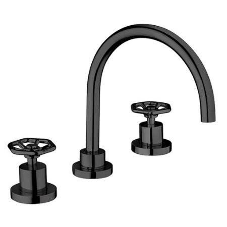 Lucia 8" Centers Widespread Lavatory Faucet Brushed Nickel