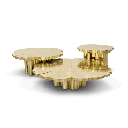 FORTUNA GOLD SET OF 3 CENTER TABLE
