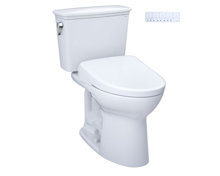 DRAKE® TRANSITIONAL WASHLET®+ S7 TWO-PIECE TOILET - 1.28 GPF - UNIVERSAL HEIGHT With Auto Flush