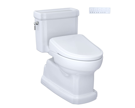GUINEVERE WASHLET®+ S7 ONE-PIECE TOILET - 1.28 GPF With Auto Flush