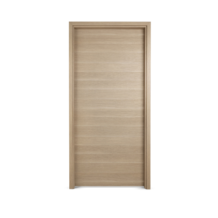 Urban Door Liso White Oak 2'-4" x 6'-8" Pre-Hung Interior Left