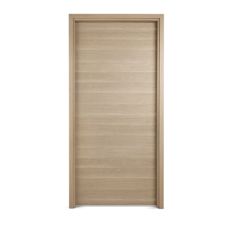 Urban Door Liso White Oak 2'-4" x 6'-8" Pre-Hung Interior Right