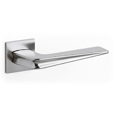 Chevron Satin Chrome Handle