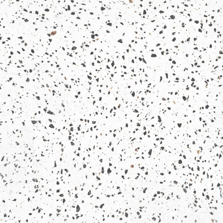 Terrazzo White Black rett 24"x24"