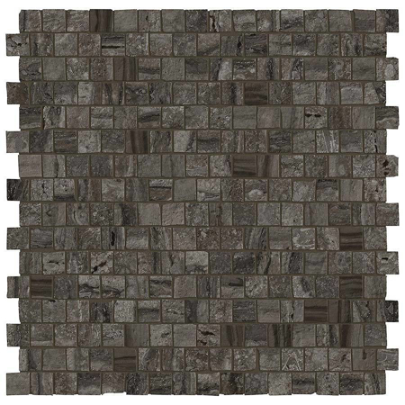 Travertine Mosaic Nativa Vena Lapillo Mattoncino 12"X12" 3/8"