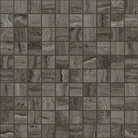 Travertine Mosaic Nativa Vena Lapillo 100 Tessere 12"X12" 3/8"
