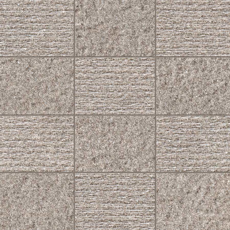 Italian Mosaic Piasentina Stone Flamed Milled Mix 12"X14" 3/8"