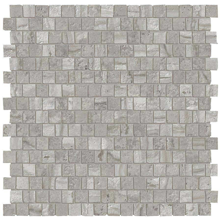 Travertine Mosaic Nativa Falda Lux Mattoncino 12" x 12" 3/8"
