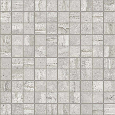 Travertine Mosaic Nativa Falda Lux 100 Tessere 12" x 12" 3/8"