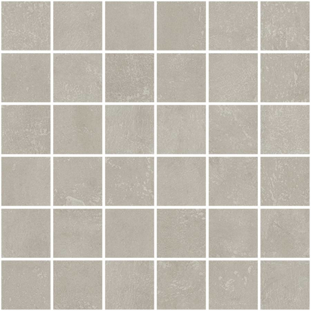 Ciment Grey Nat. Mosaico 5x5 11.71"x11.71" Porcelain Tile