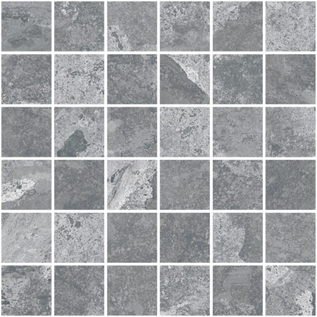 Lava Silver 24" x 24", 3/8" Natural Porcelain Tile