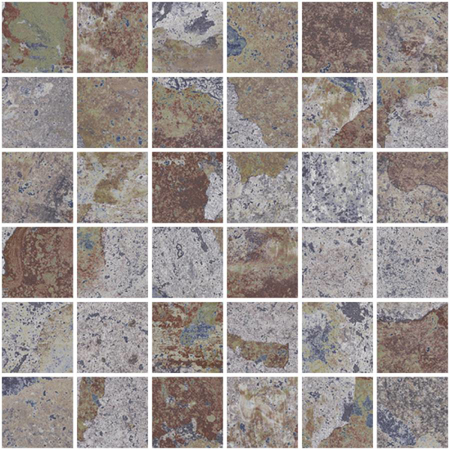 Lava Silver 20" x 40", 3/8" Natural Porcelain Tile