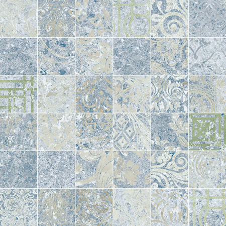 Bohemian Blue Mosaico 5x5 11,71”x11,71” Porcelain Tile