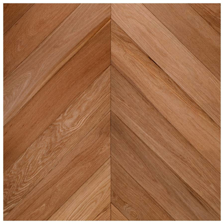 Chevron 45° Essences Spina Villa Noce Patterned Wood Flooring