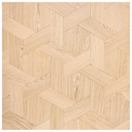 “Hexa” Oak Naturalizzato Patterned Wood Flooring