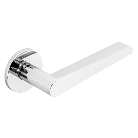 Faro Lever Handle, Bright Chrome