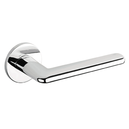 Leon Lever Handle, Bright Chrome