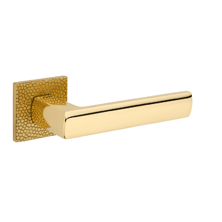 Chaves Pebbles Lever Handle, Satin Brass